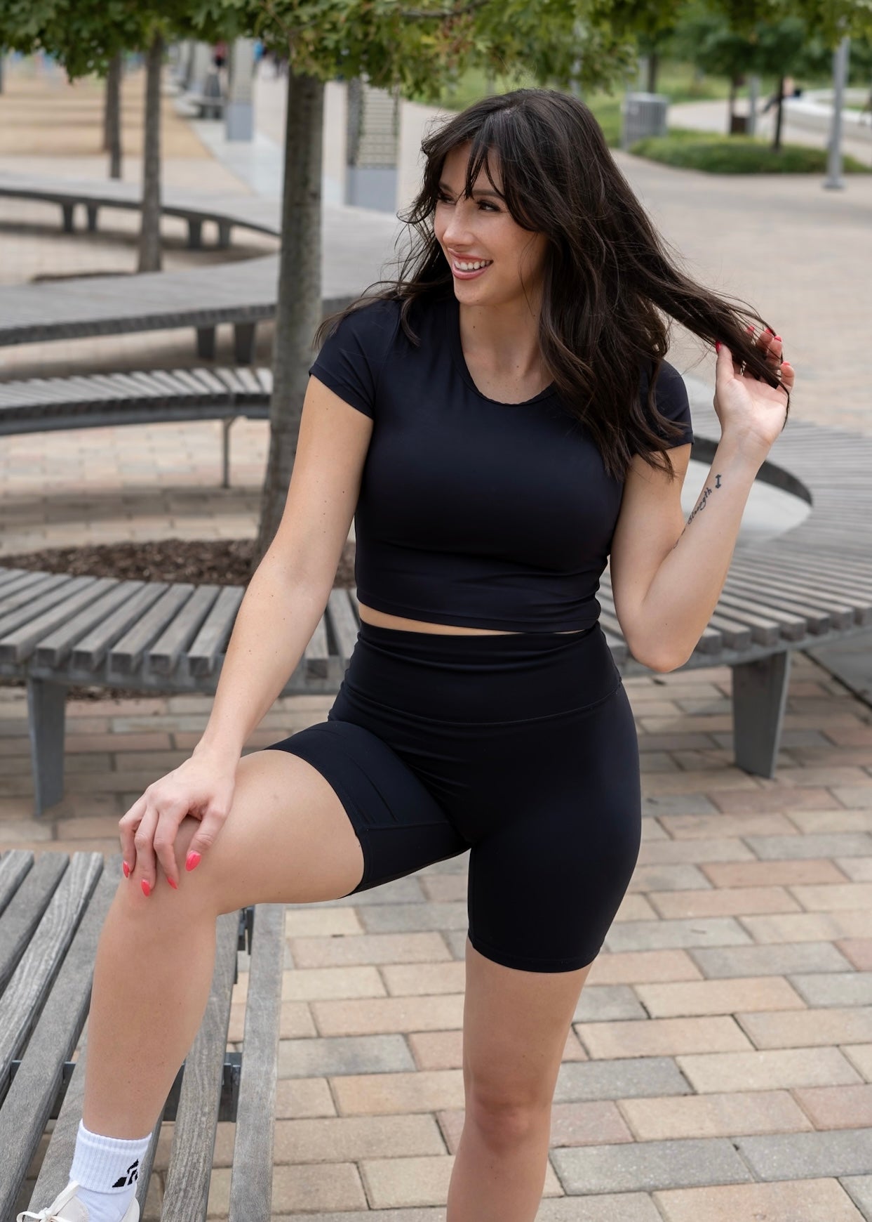 Allure Crop- Onyx