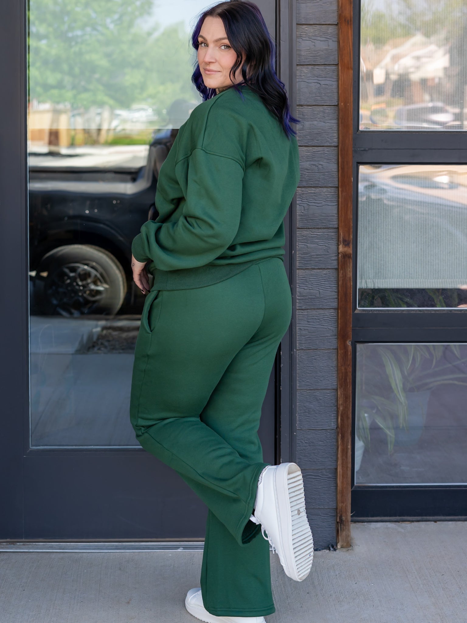 Flare Sweats - Green