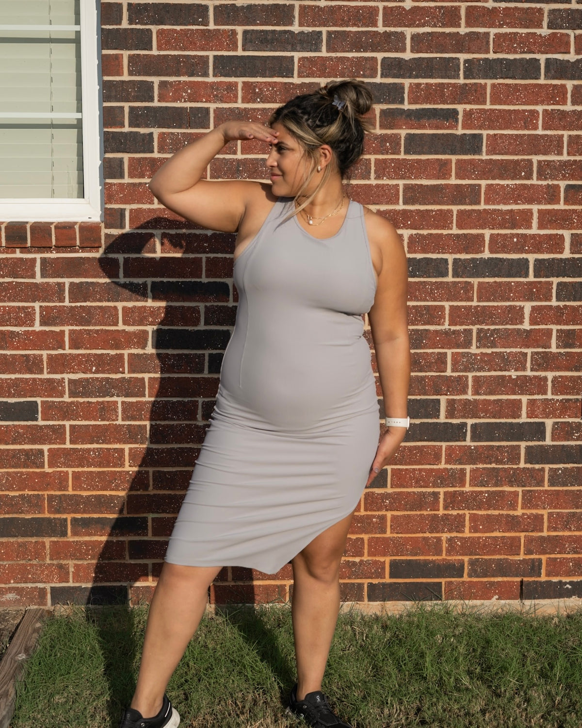 Day to Night Dress- Grey