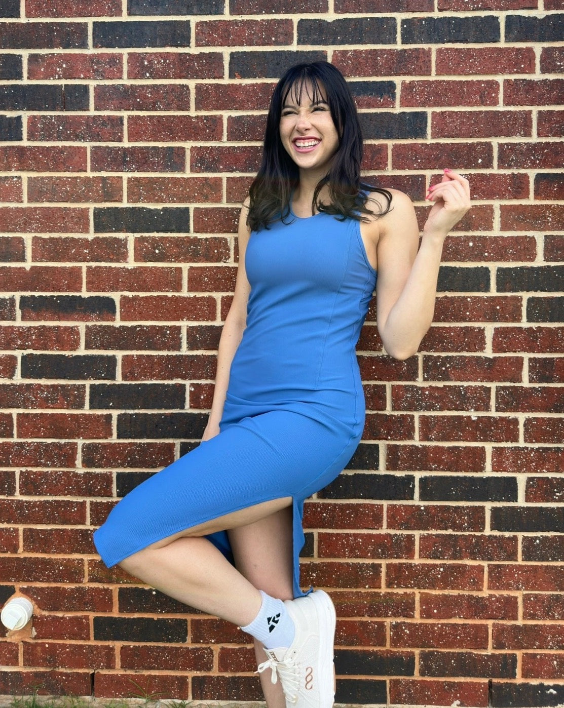 Day to Night Dress- Denim Blue