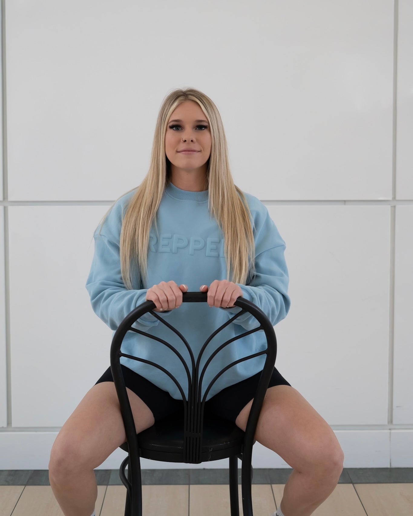 Cascade Crewneck- Light Blue