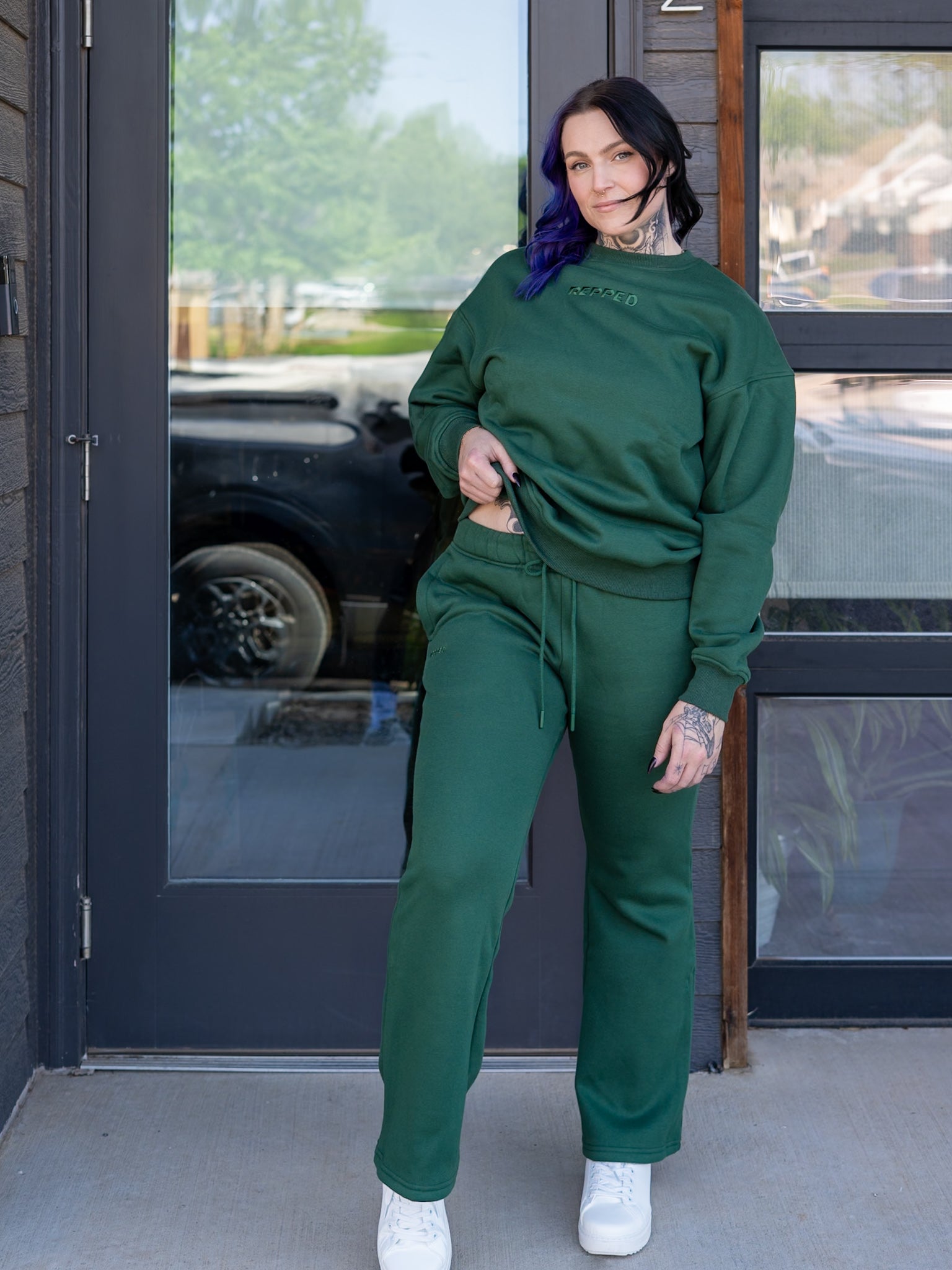 Flare Sweats - Green