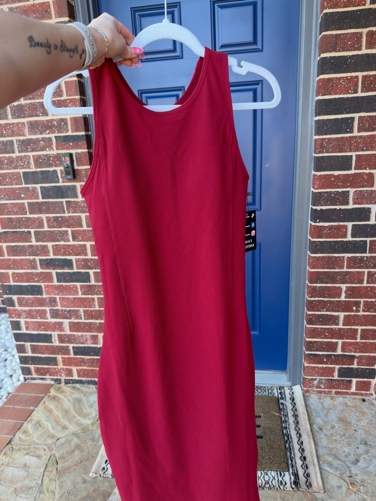 Day to Night Dress- Red