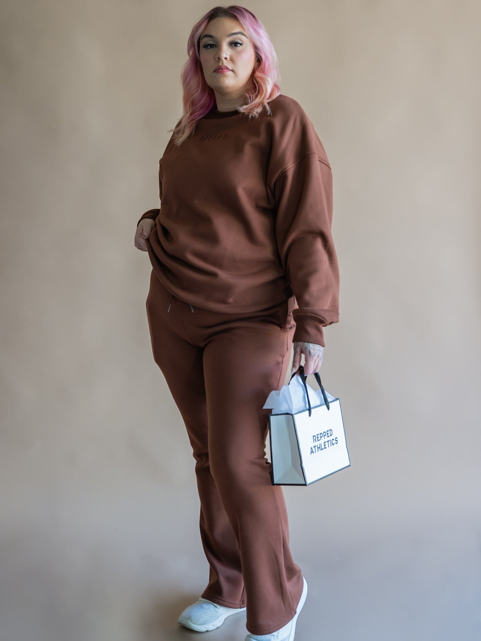 Flare Sweats - Brown