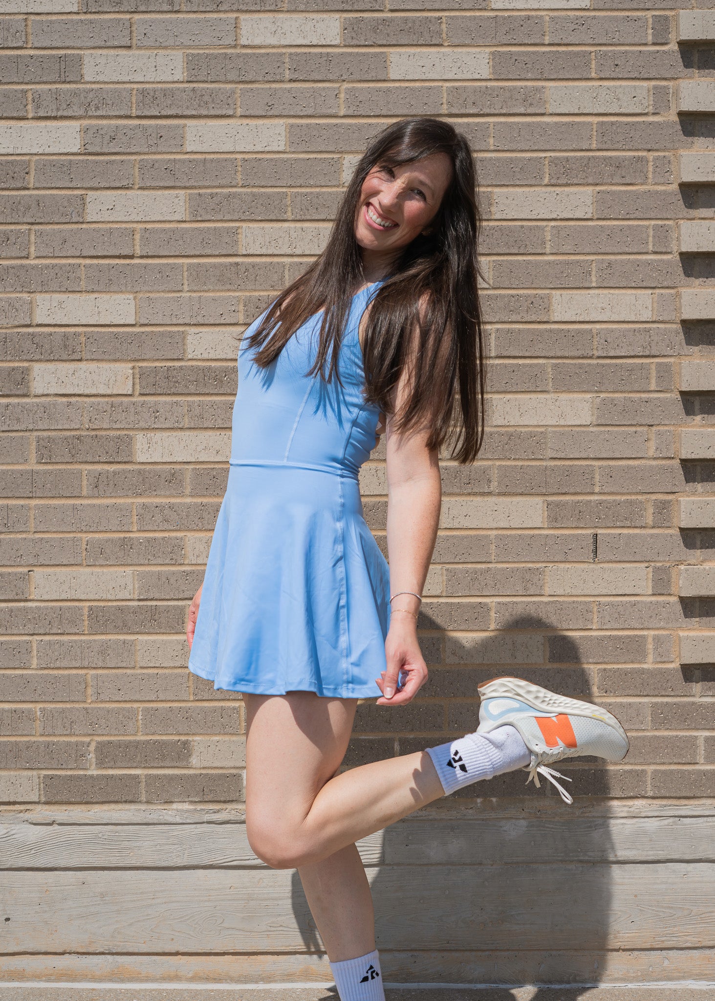 The Ultimate Dress With Built In Shorts- Sky Blue