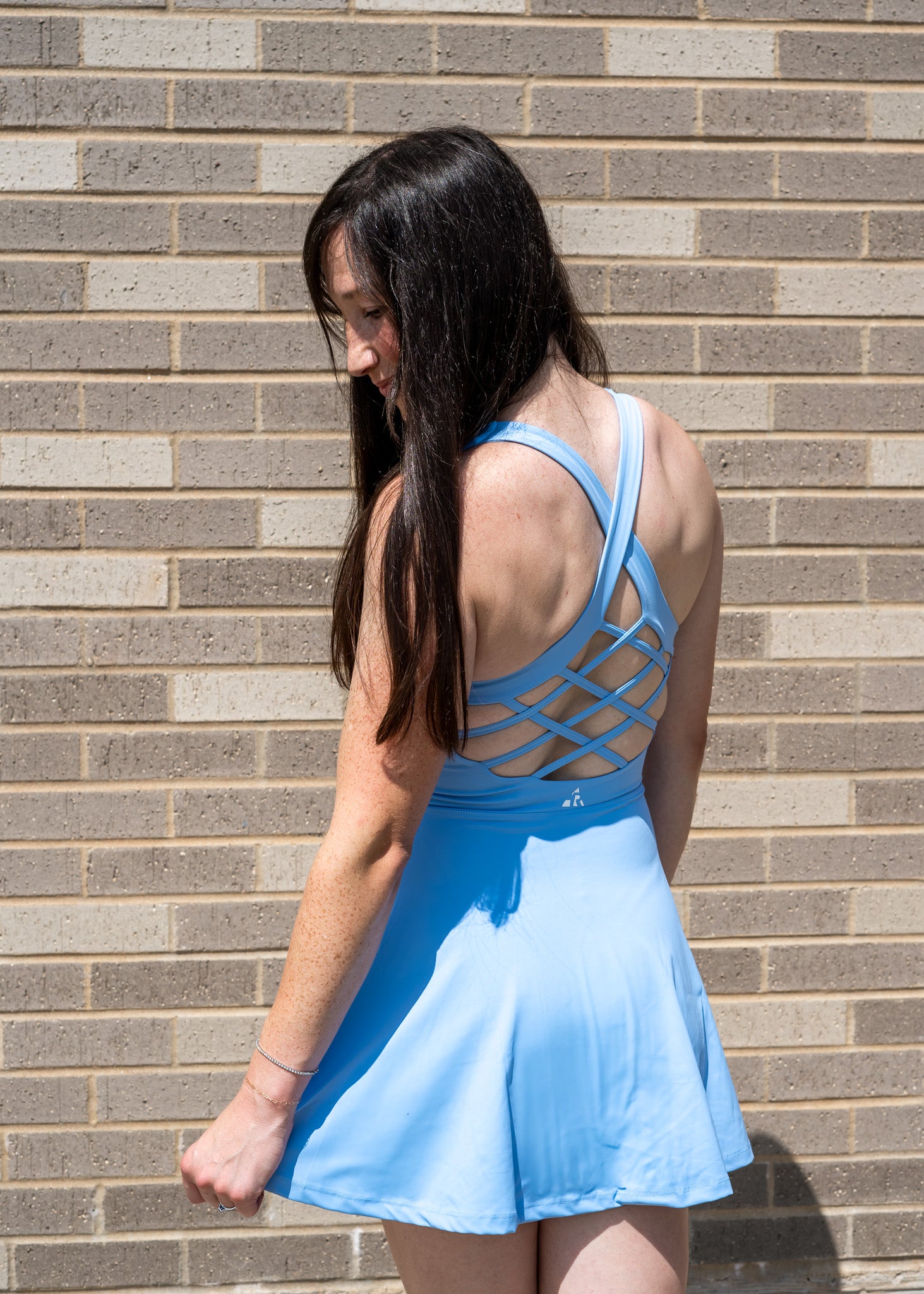 The Ultimate Dress With Built In Shorts- Sky Blue