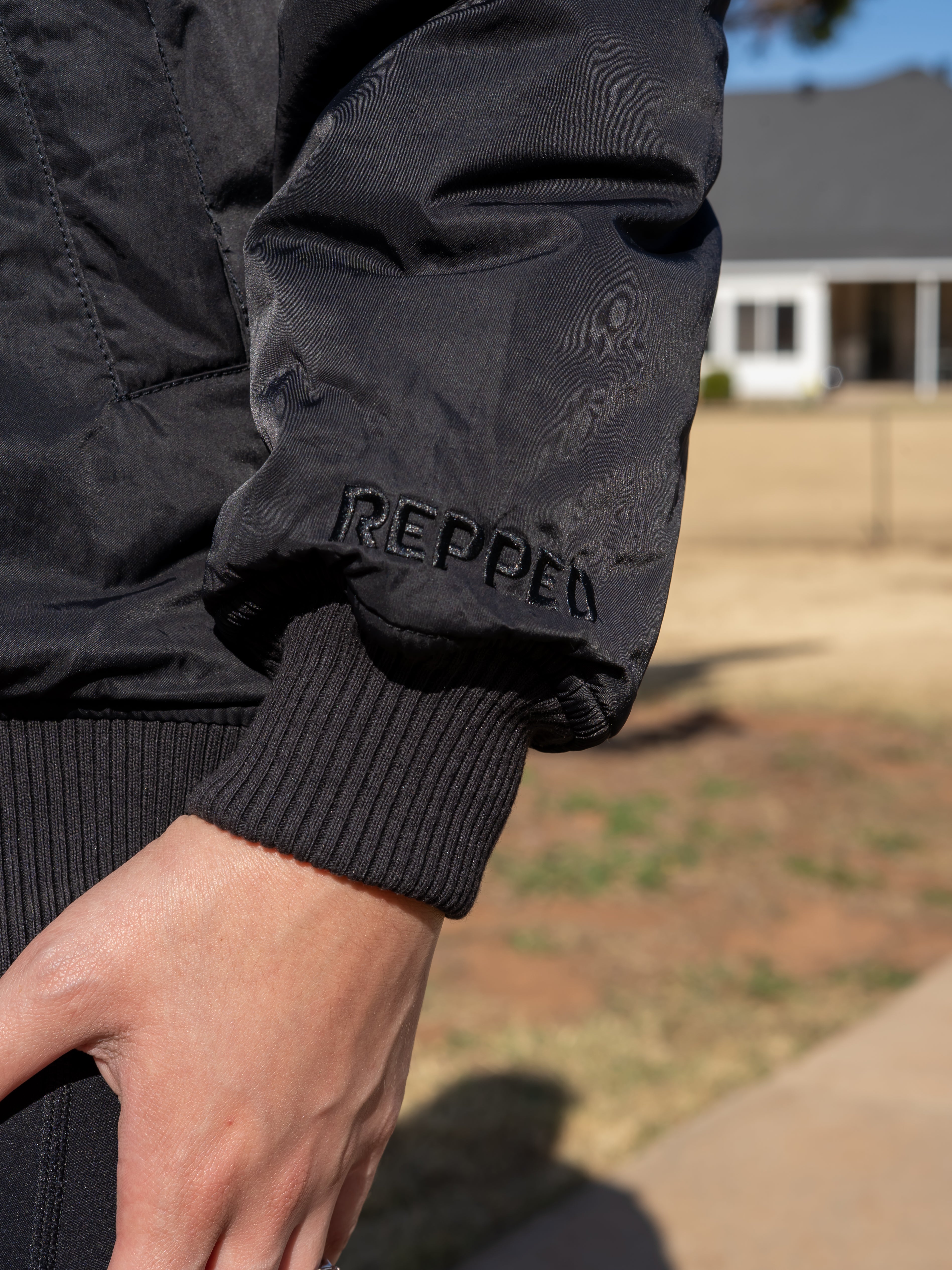 Reversible Bomber Jacket- Onyx/Mocha